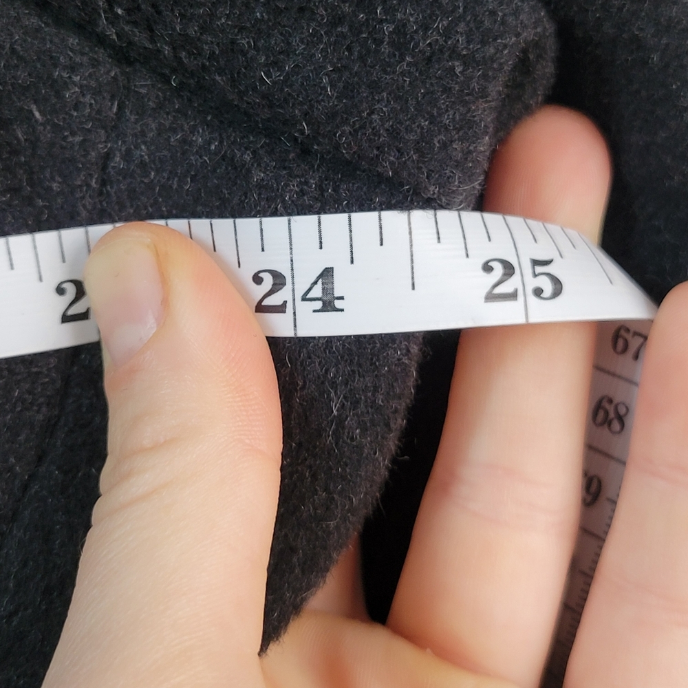 London Fog Wool Gray Trench Coat Men's Size L Formal Academia Classic Old Money - Picture 11 of 13